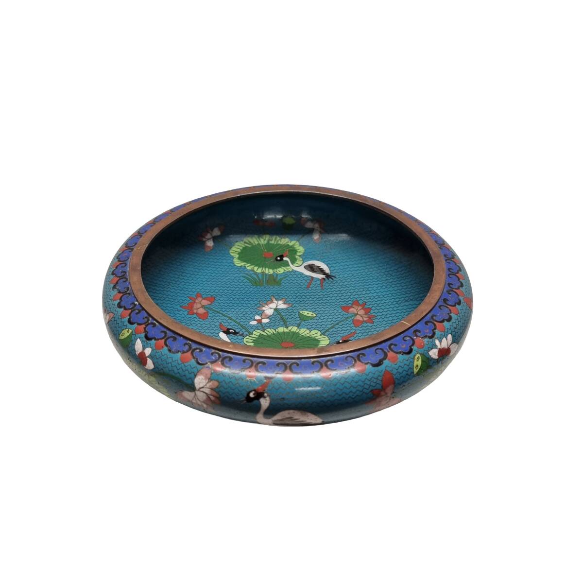 Unique cloisonné bowl from the early 20th century