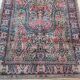 Antique Handmade Middle Eastern Kerman Rug 3.9' x 6.9' (120 cm x 211 cm), 1920s - 1L15