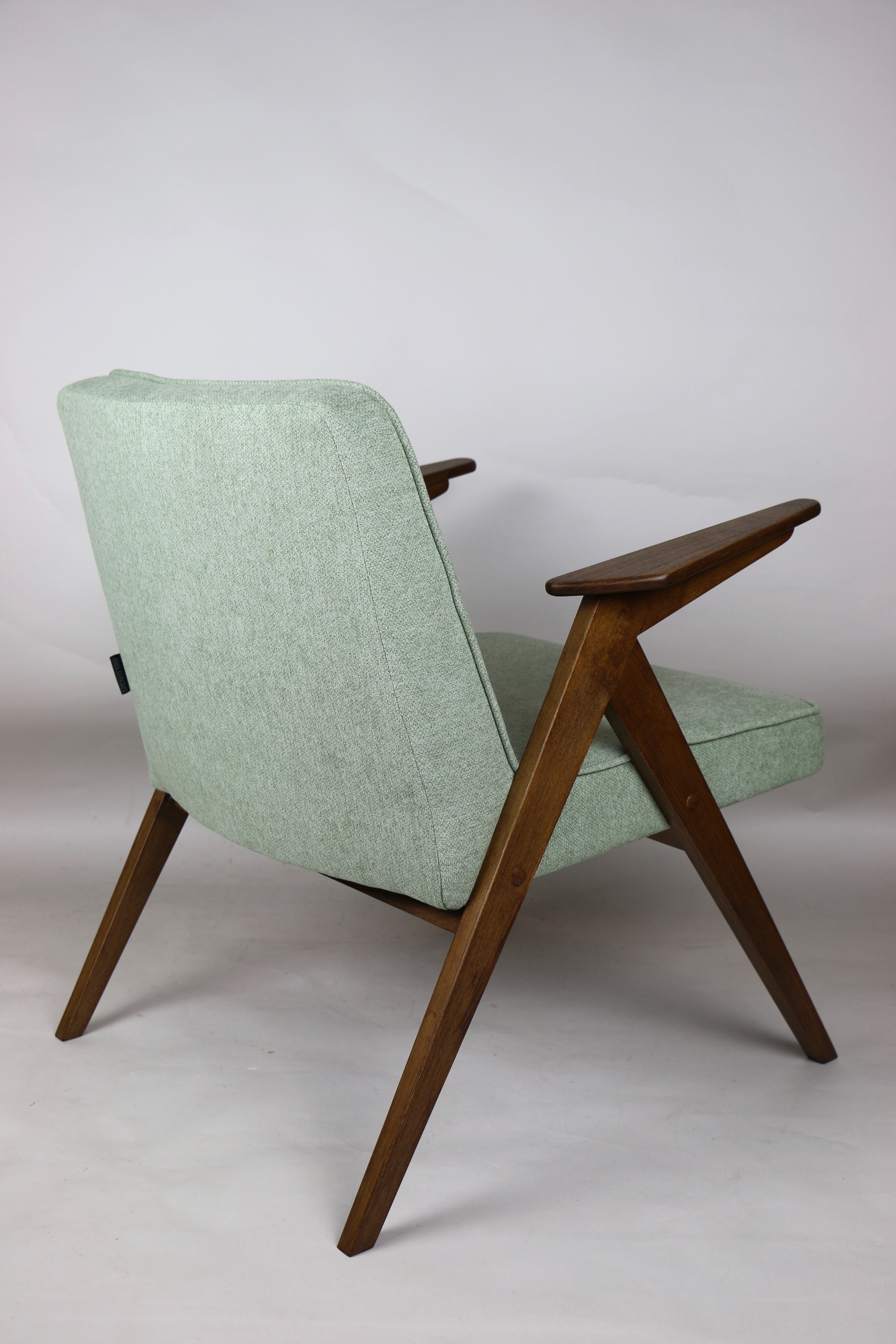 Light green Bunny armchair by Józef Chierowski, 1970s
