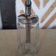 Sucrier vintage verre avec bec verseur