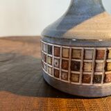 Ceramic lamp Vallauris Old Mill year 60 lampshade rope