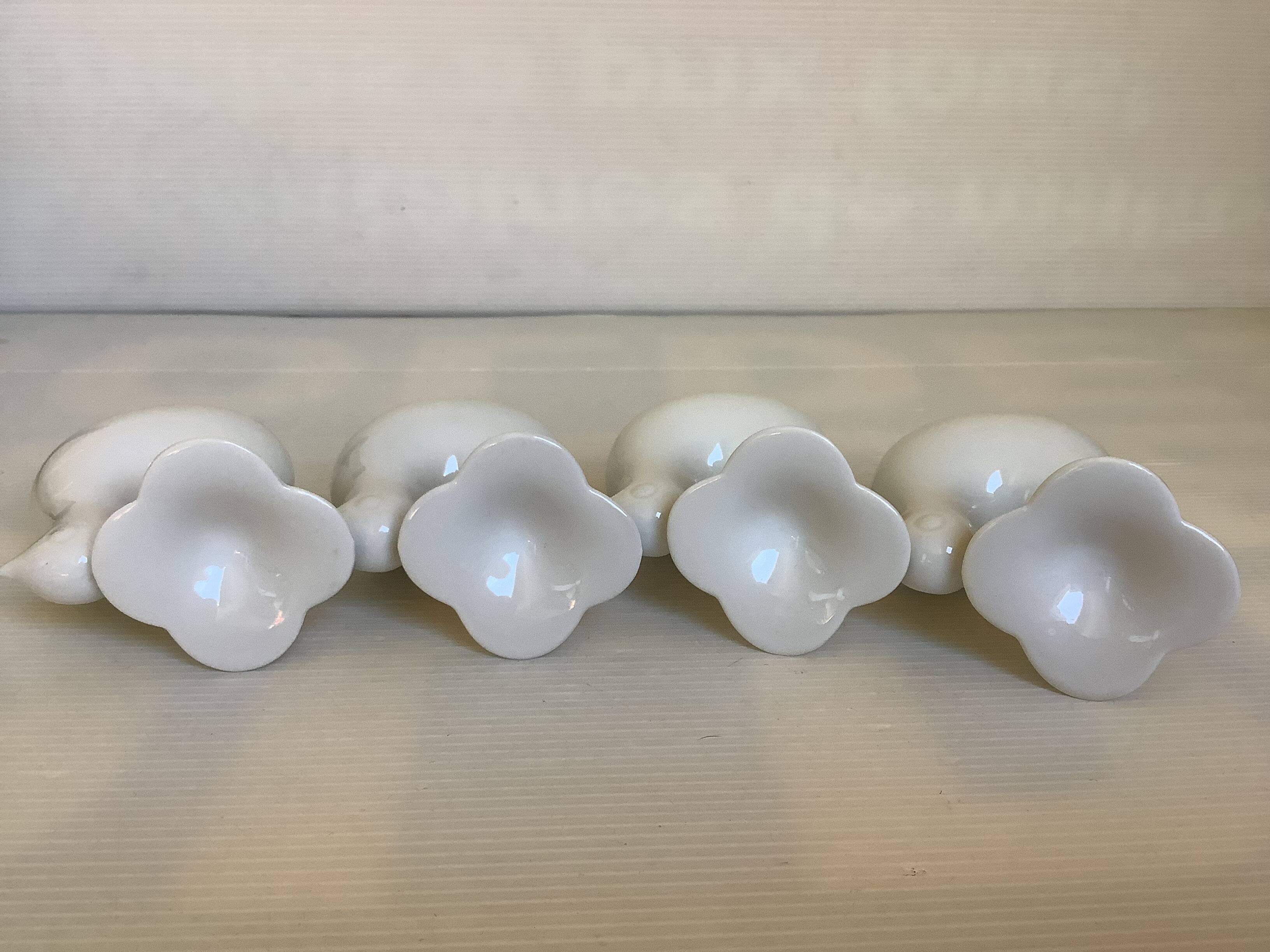 Eight bird candlesticks from Bavaria and Arzberg, Germany