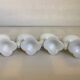 Eight bird candlesticks from Bavaria and Arzberg, Germany