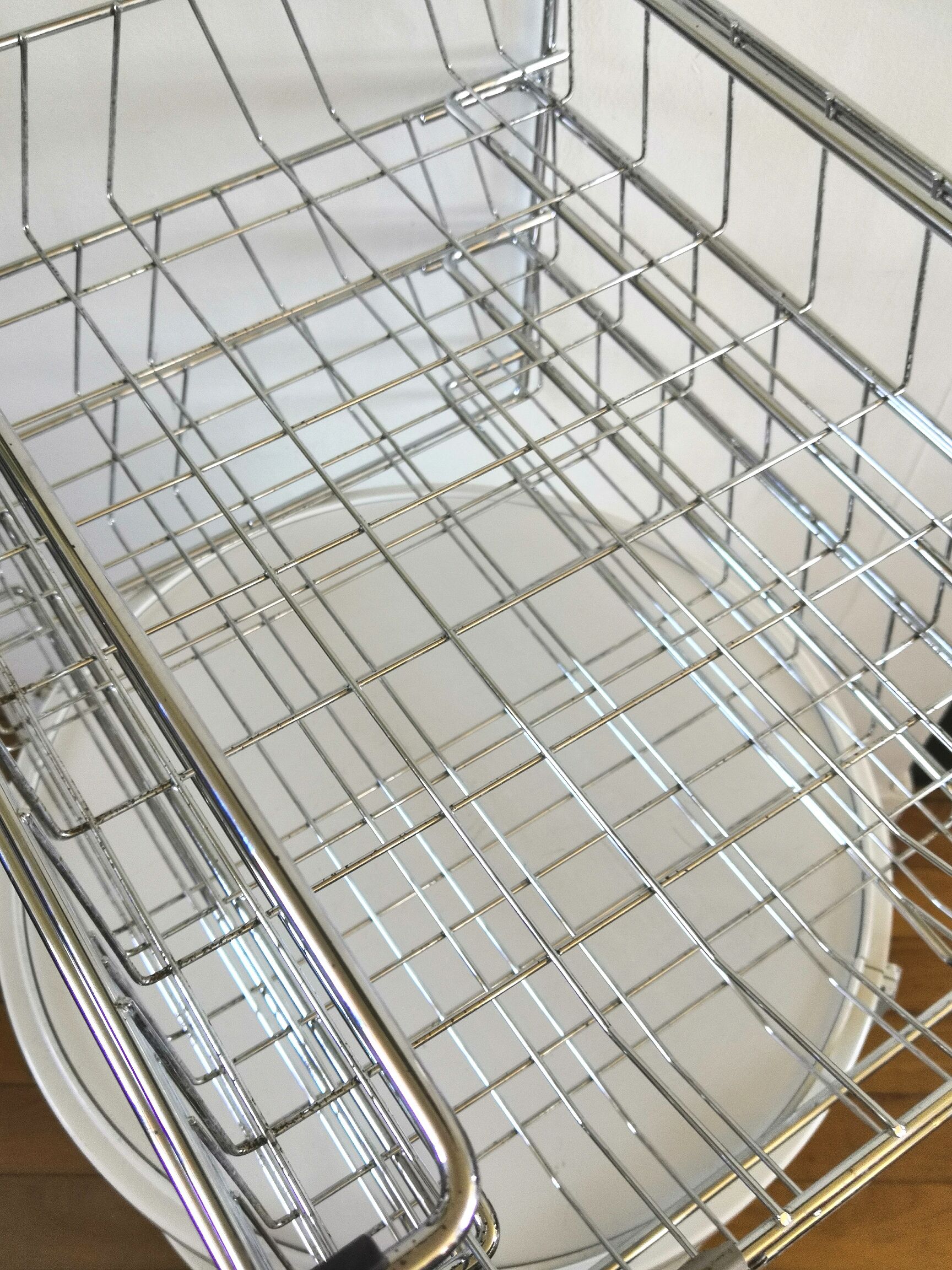 Range mail Grieshaber in steel wire design 60s - 70s