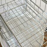 Range mail Grieshaber in steel wire design 60s - 70s