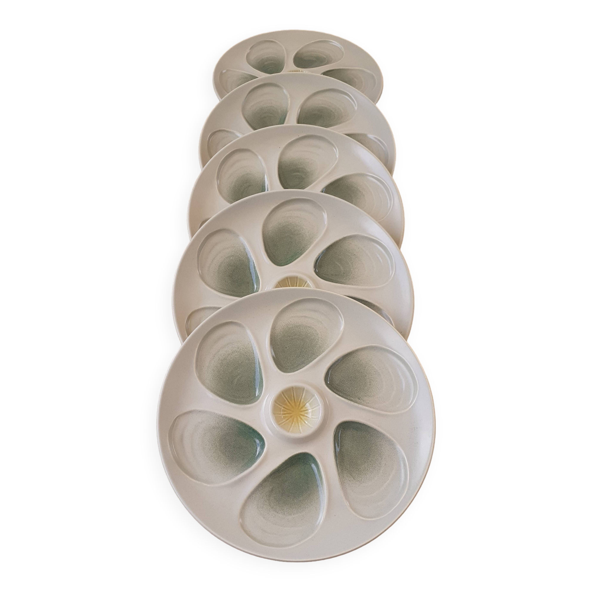 ceramic oyster plates