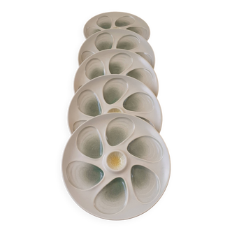 assiettes a huitres céramique