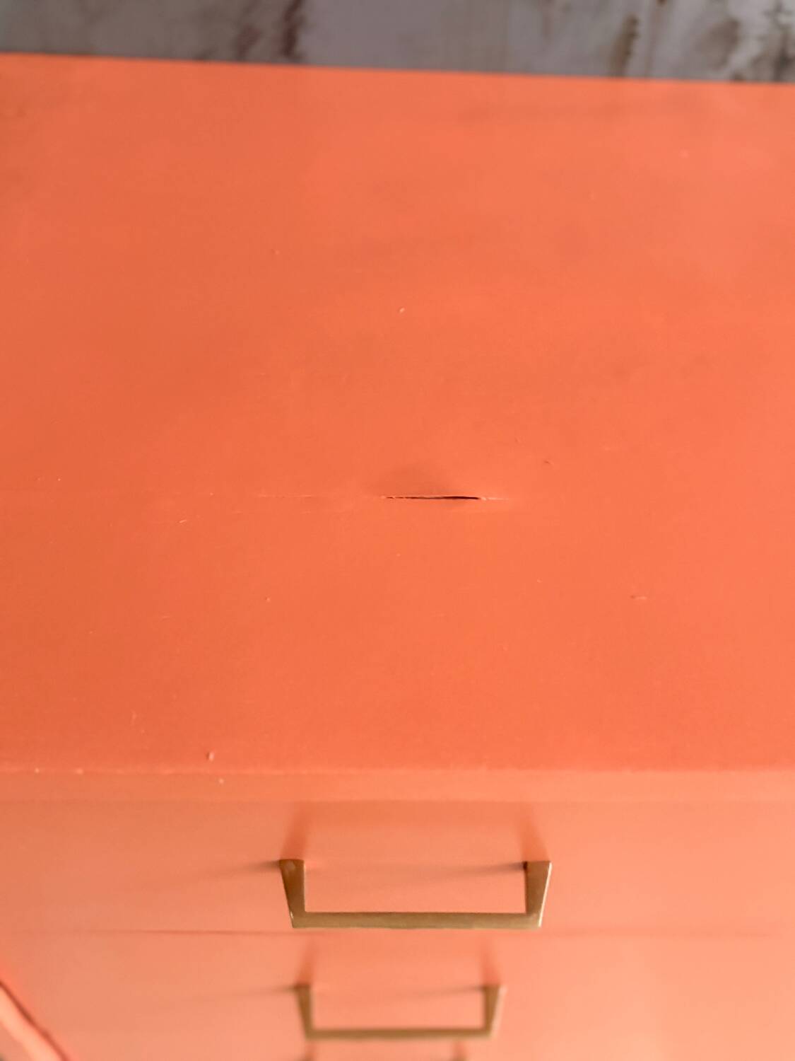 Vintage terracotta commode