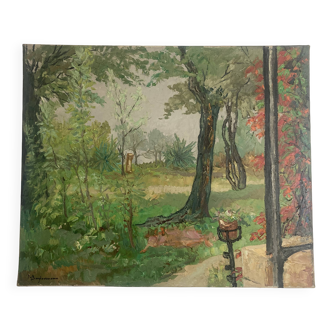 Old signed painting