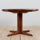 Skovby rosewood extendable table with 2 leaves, Denmark 1970s