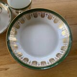 Coffee service 11 cups 12 saucers manufacture w. guerin et cie, paris