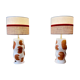 "Initial" SPOT x ATOME ceramic lamp pair - 2026 (Havana)