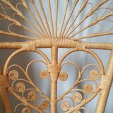 Fauteuil Peacock en rotin