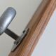 Wall coat rack in wood and metal