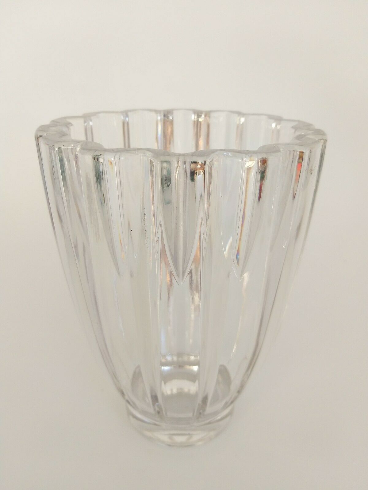 Vase pan coupe 1940 Villeroy and Boch design vintage 2 kilos 2