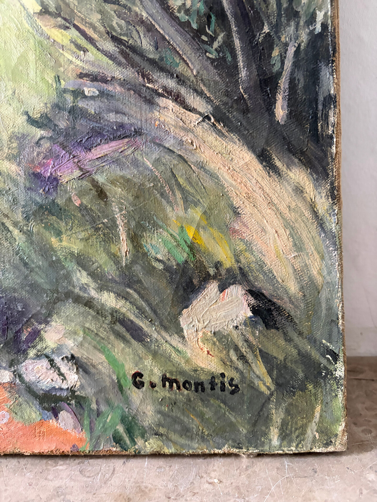 Paysage de Provence, signé Guy Montis (1918-1976)