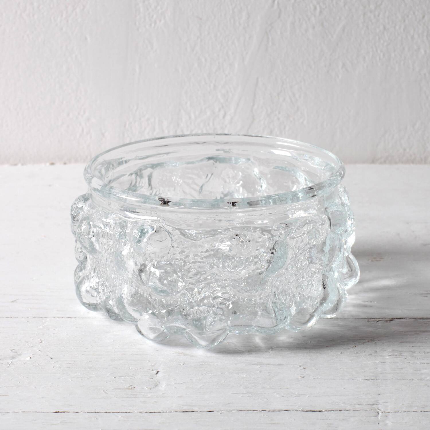 Vintage Pressed Glass Bowl / Vladislav Urban Design / Czech Republic / 1968
