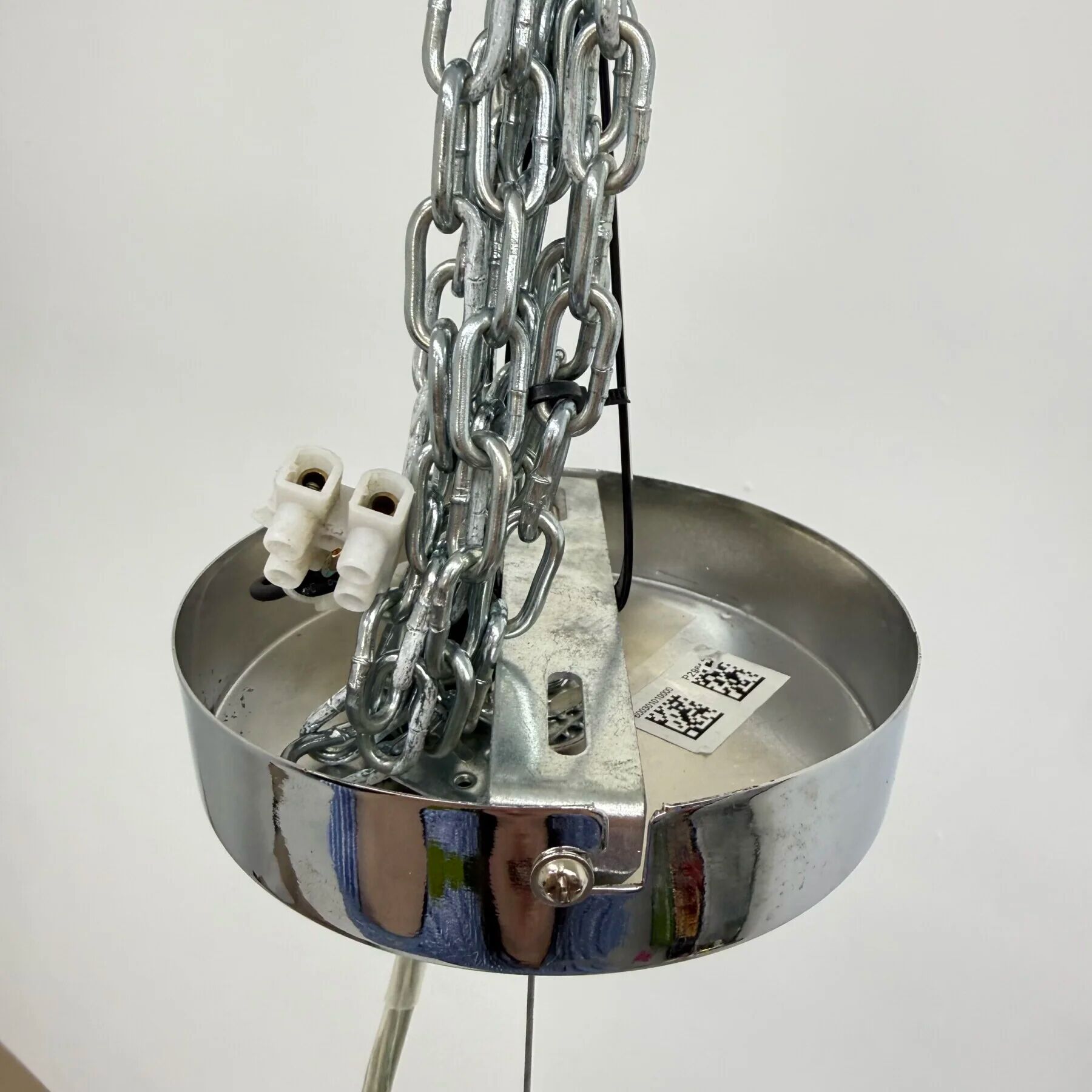 Suspension en verre Mazzega, années 1970, Italie