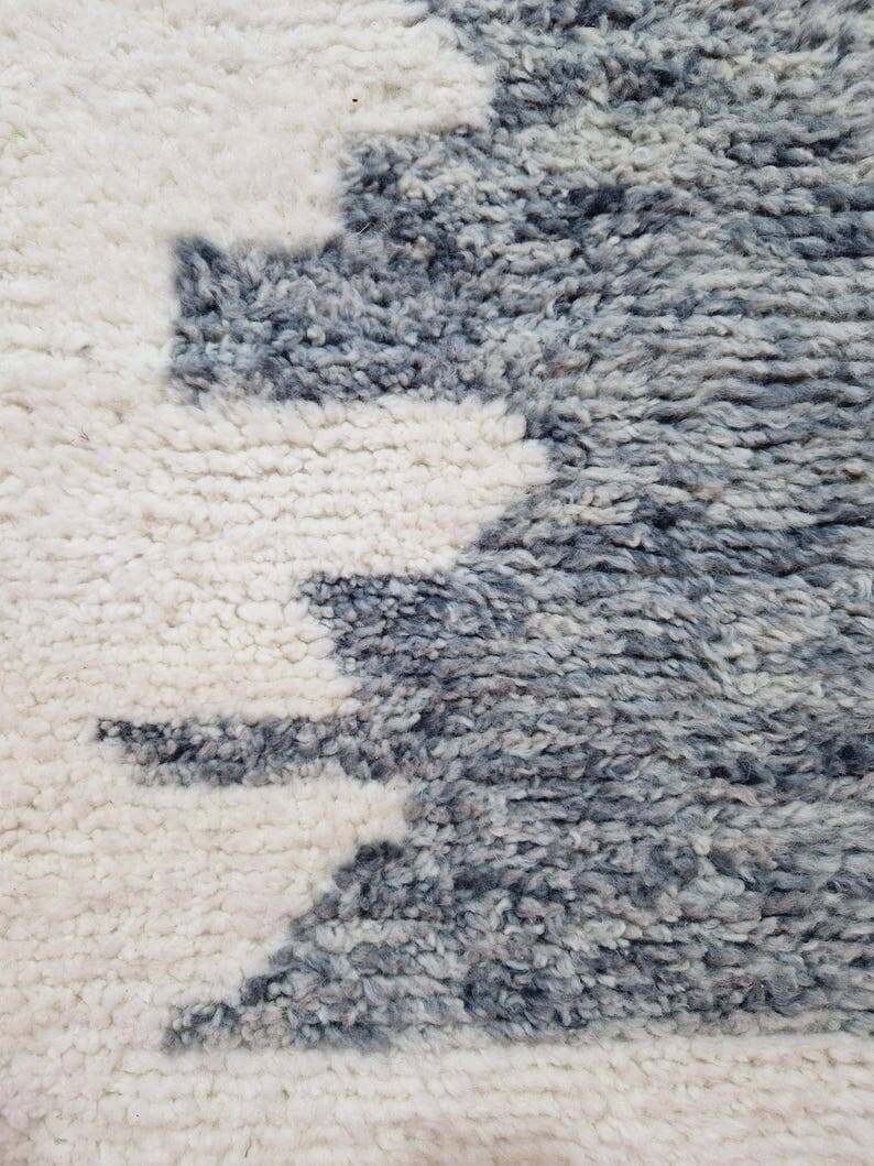Traditional handmade Moroccan Berber rug