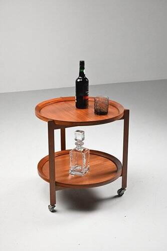 Vintage Teak Trolley by Sika Furniture