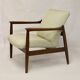 Armchair GFM-142 by Edmund Homa 1960s beige fabric.