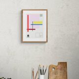 Illustration - Affiche A3 Formes Collection 001