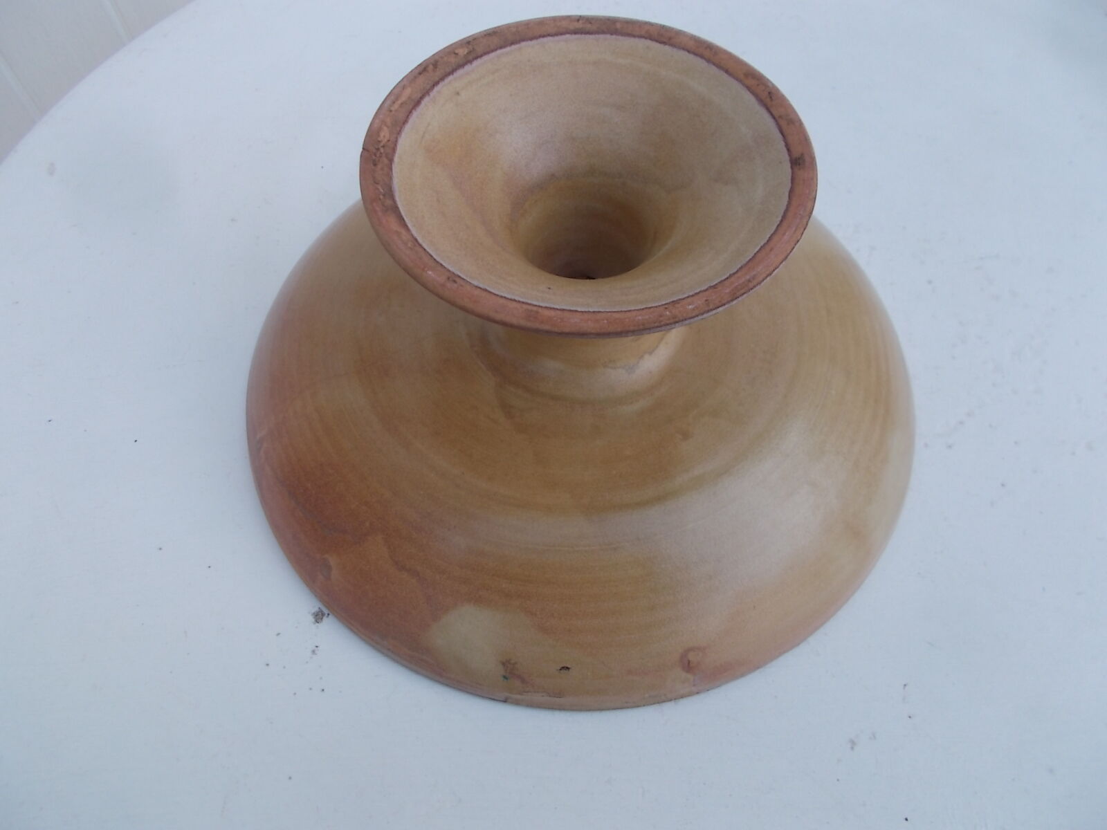 Stoneware serving dish for fruit.