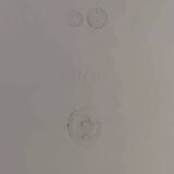 White monobloc design chair by Verner Panton, white edition Vitra.