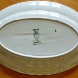 Flat oval sarreguemines