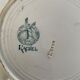 Set of 8dessert plates mismatched Iron Earth XIXth