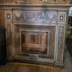 Very important plaster fireplace signed Fontés.