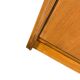 Bibliothèque/vitrine vintage en bois