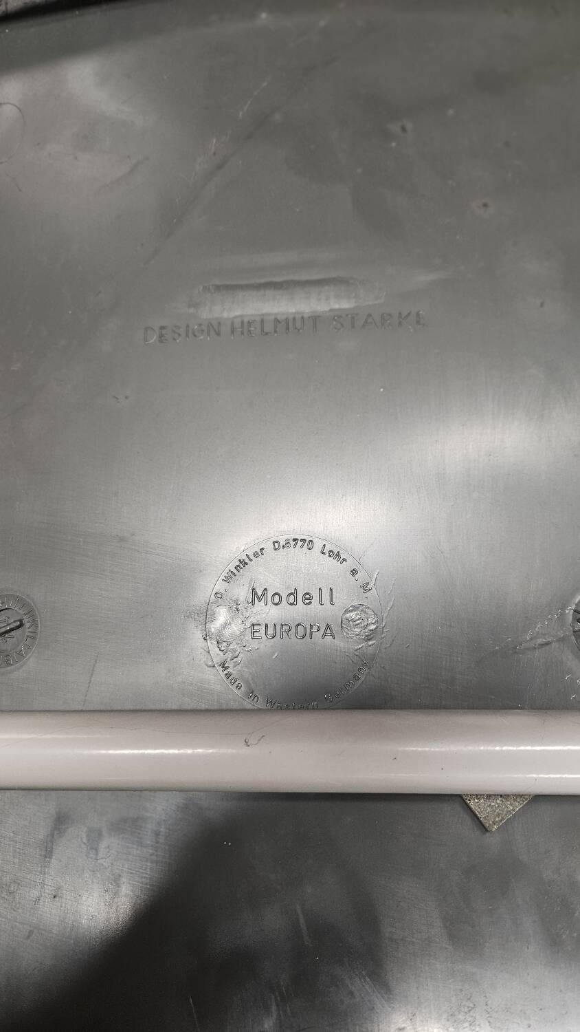 Lot of 10 Helmut Starke chairs from the 1970s