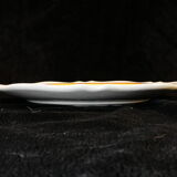 Plate in Faience of MALICORNE signed Emile TESSIER decor bird
