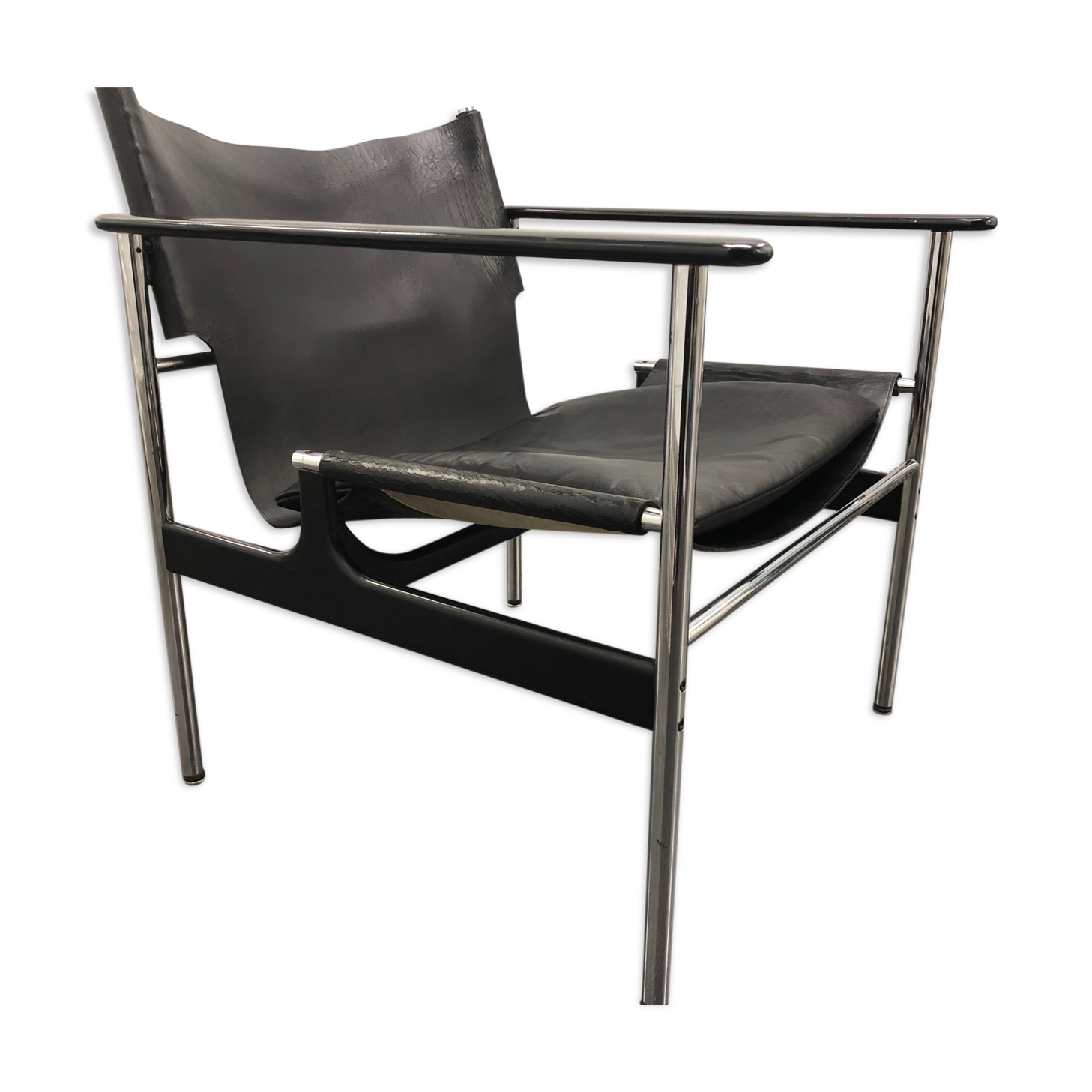 Model chair 657 by Charles Pollock, edition Knoll 1964