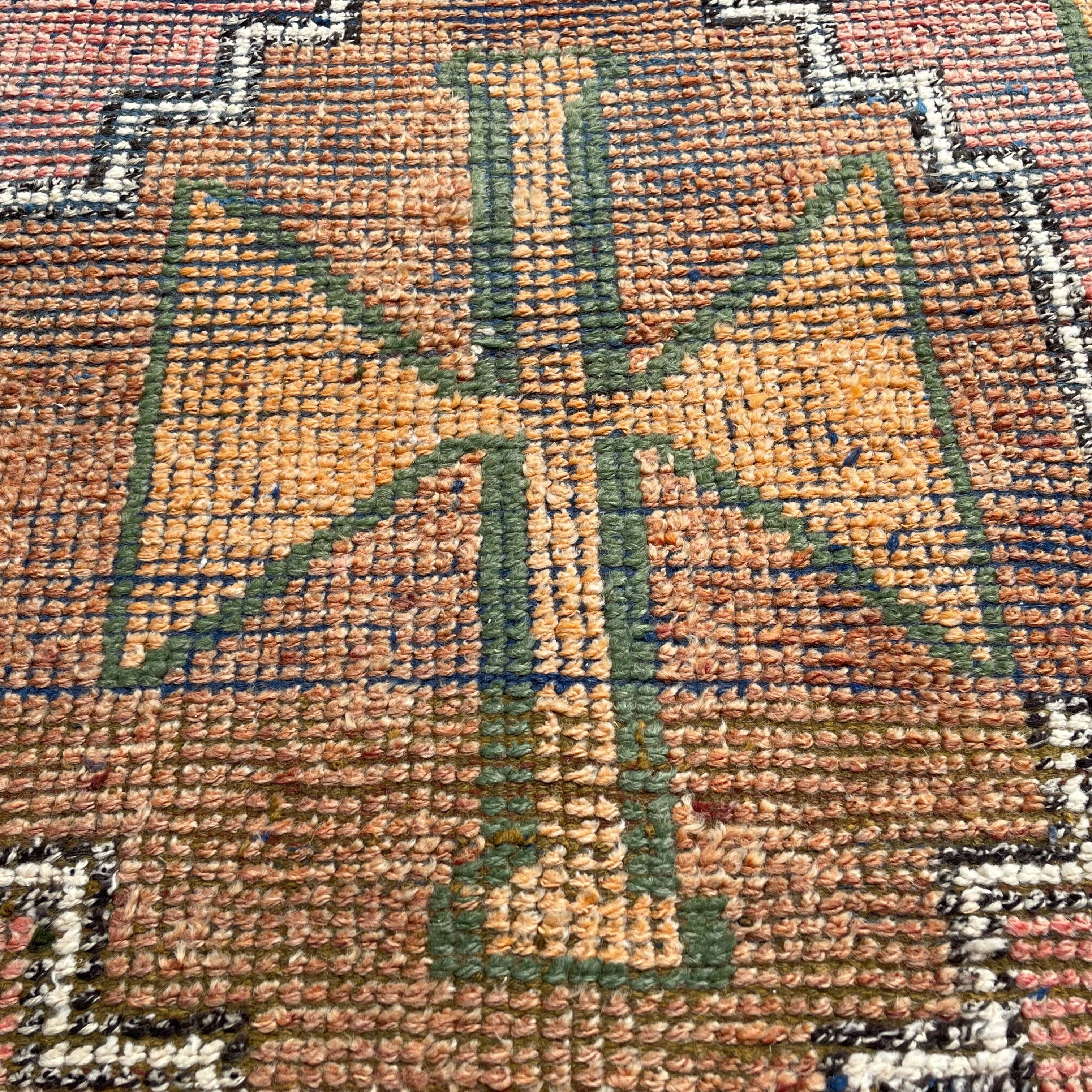 Vintage kurdish herki runner  290 x 95 cm