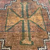 Vintage kurdish herki runner  290 x 95 cm