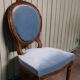 Chaise medaillon de style Louis XVI