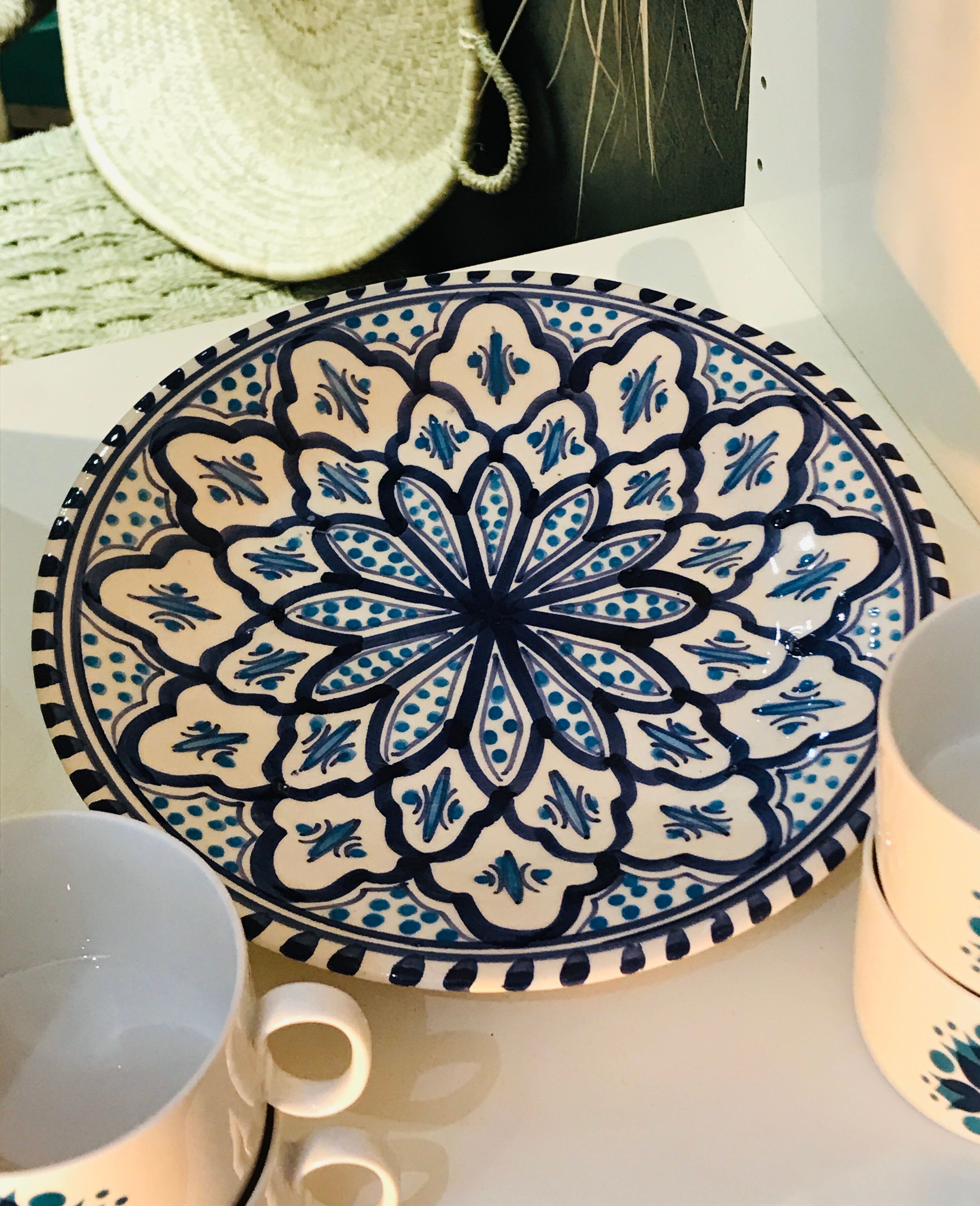 Ceramic plate or dish Morocco