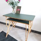 Vintage rattan desk