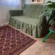 Tapis brun tissé à la main Teppich Roumanie 204x146cm