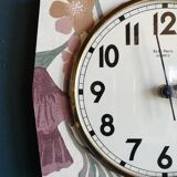 Vintage clock formica silent wall clock "BC Paris Quartz"