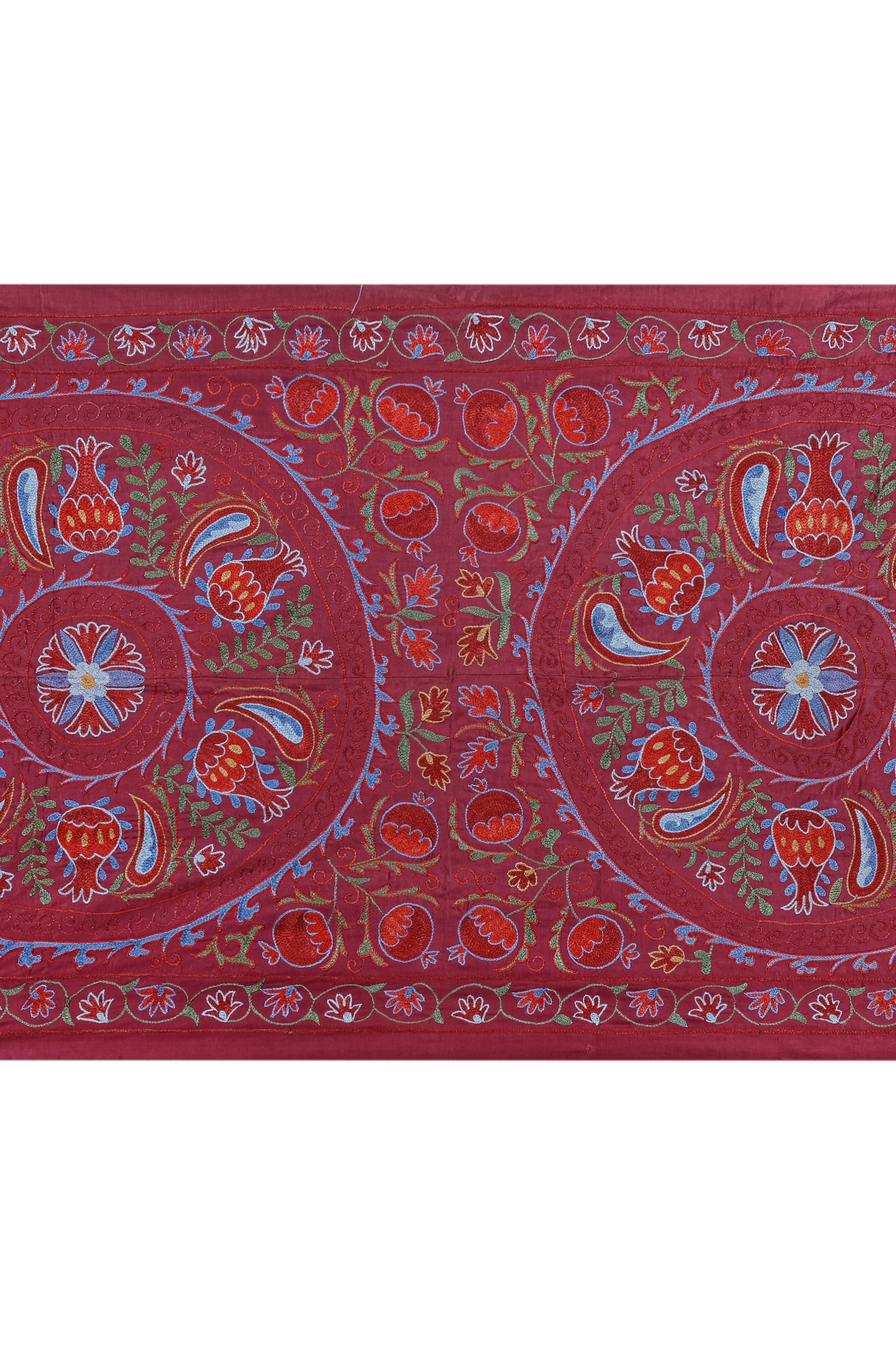 Hand knotted rug, vintage Turkish rug 94x189 cm