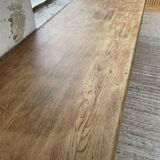XXL solid oak counter sideboard