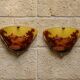 Pair of decorative wall sconces in Art Nouveau style.