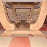 Art Deco coffee table in solid oak