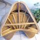 Wicker lotus armchair