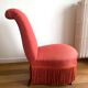 Red toad armchair