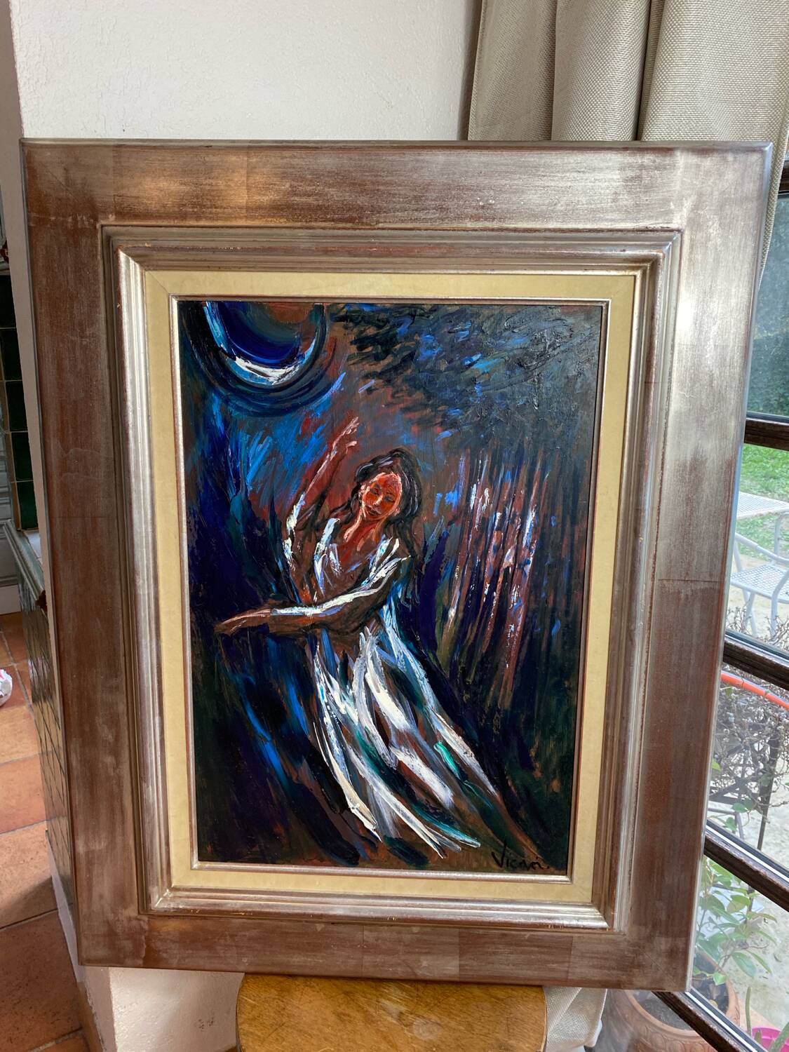 Oil on canvas, The Leap in Faith, Andrew Vicari