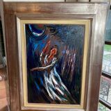 Oil on canvas, The Leap in Faith, Andrew Vicari